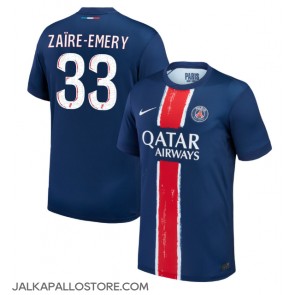 Paris Saint-Germain Warren Zaire-Emery #33 Kotipaita 2024-25 Lyhythihainen